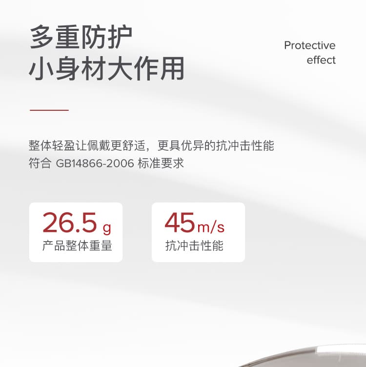 霍尼韦尔（Honeywell） S300A 300112 蓝款银色镜片防护眼镜